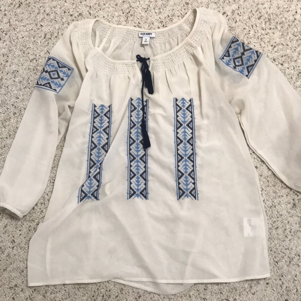 Boho 3/4 sleeve blouse